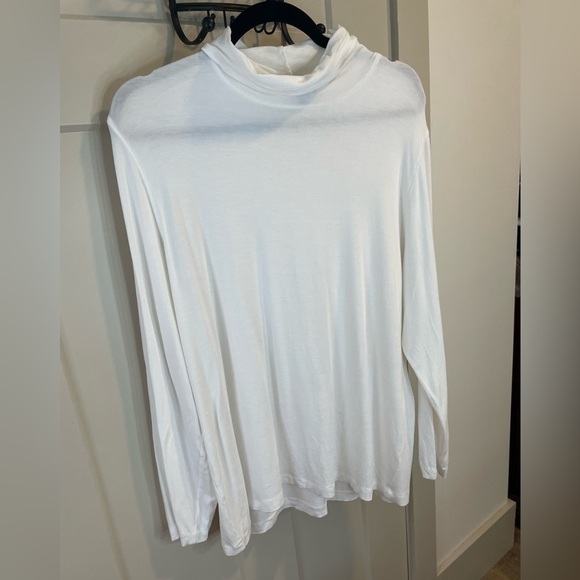 Draped Rayon Blend Turtleneck - Picture 4 of 6